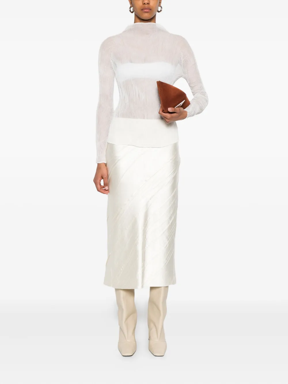 Sportmax Ruta midi skirt Beige