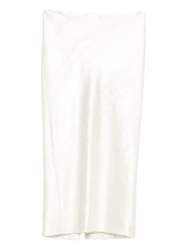 Sportmax Ruta Midi Skirt in Neutrals