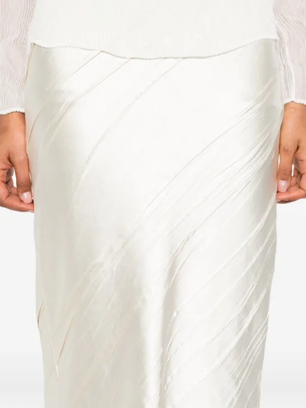 スカート SPORTMAX SILK MIDI SKIRT Sportmax Ruta Midi Skirt | Neutrals | FARFETCH