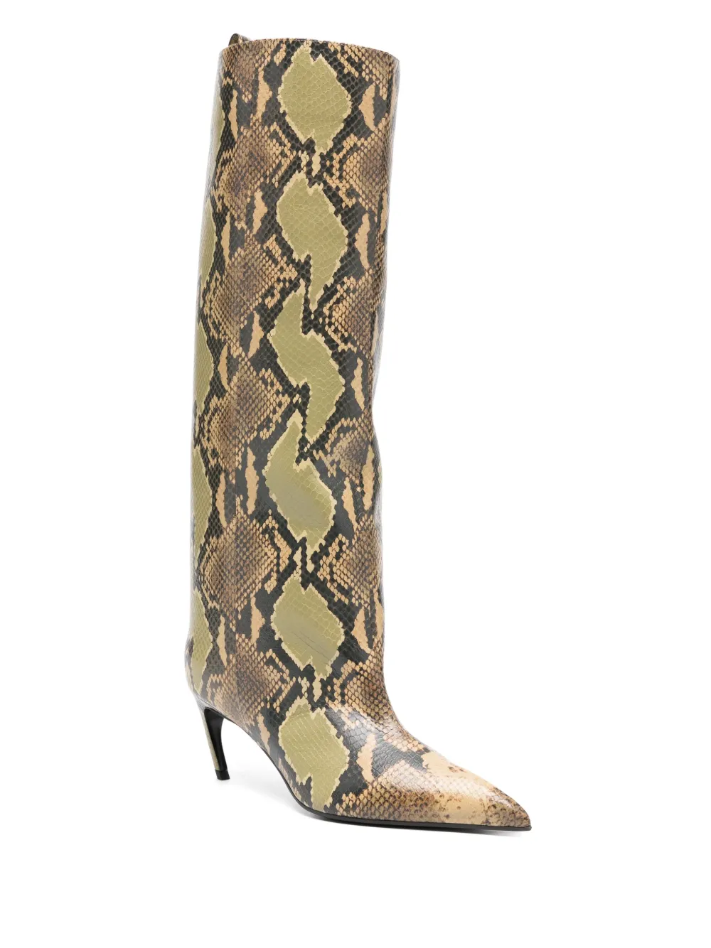 The Attico 70mm Lea boots Green