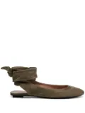 The Attico Cloe ballet flats - Green