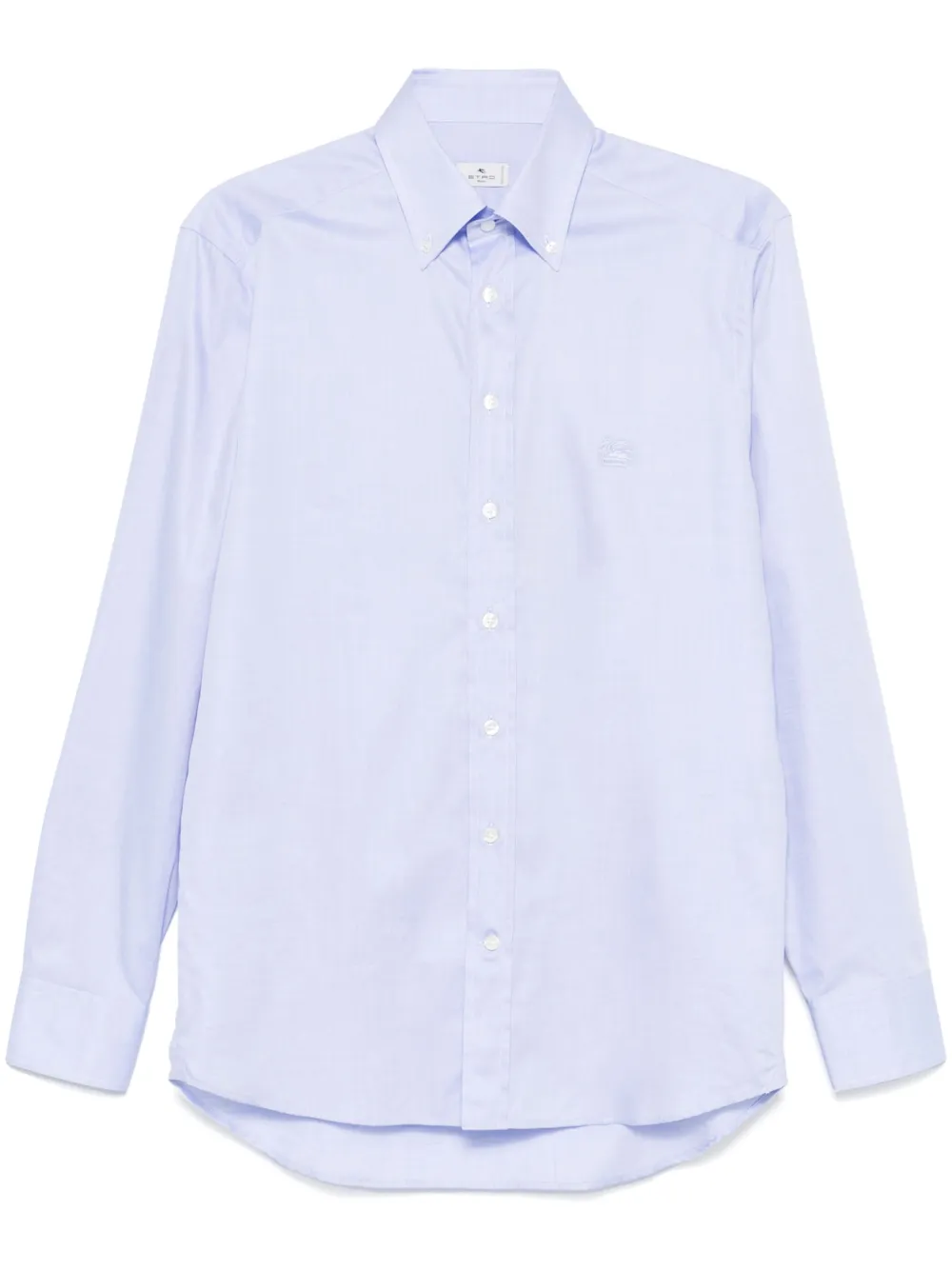 ETRO Overhemd met geborduurd logo Blauw