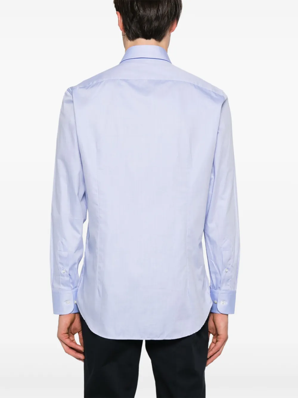 ETRO Overhemd met geborduurd logo Blauw