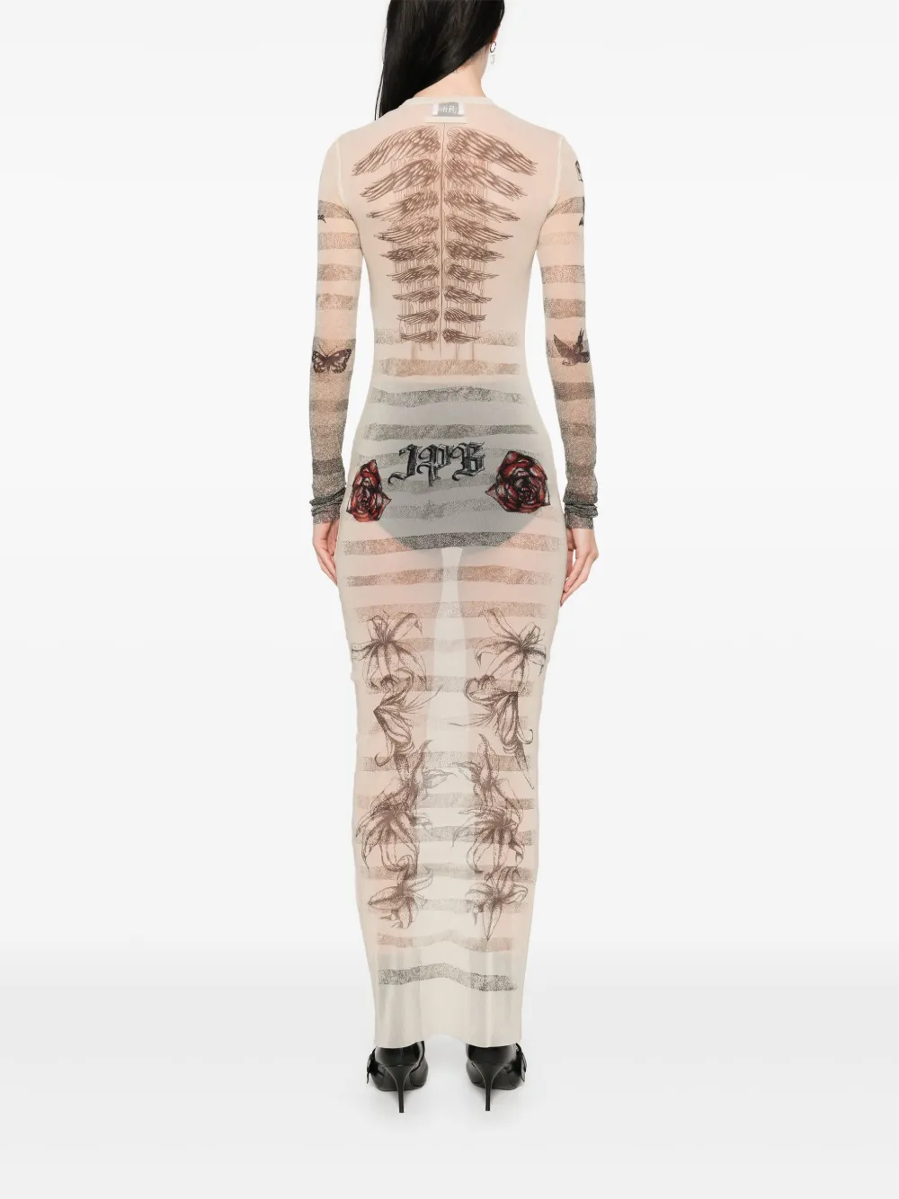 Jean Paul Gaultier Maxi-jurk Beige