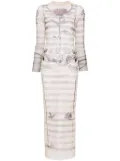 Jean Paul Gaultier Tattoo Marinière maxi dress - Neutrals