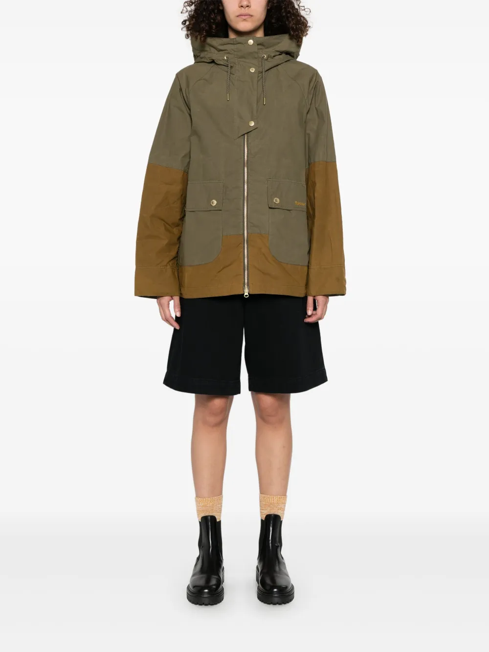 Barbour Hayley parka coat - Groen