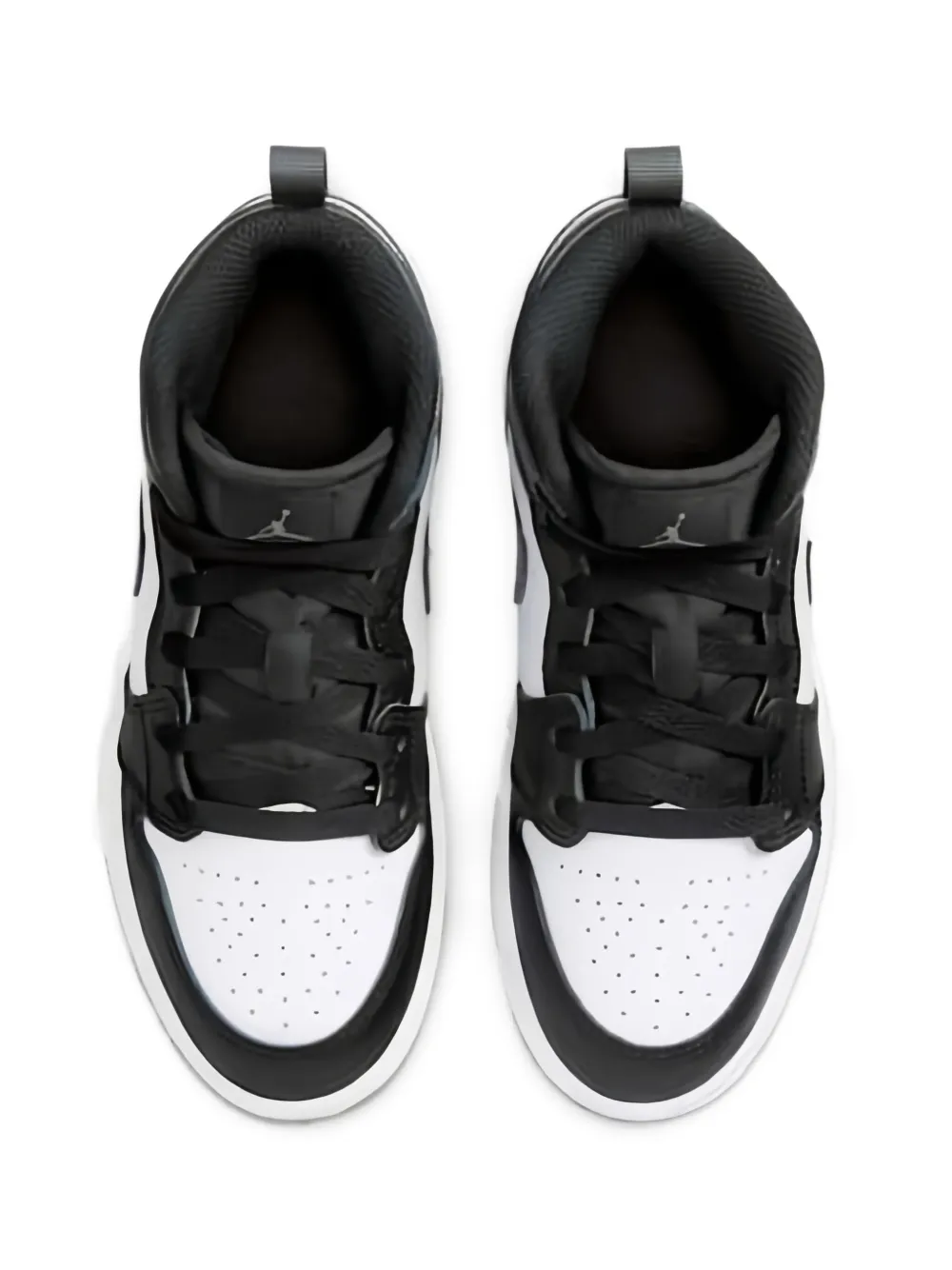 Jordan Kids Jordan 1 Mid "Black White Iron Grey" sneakers