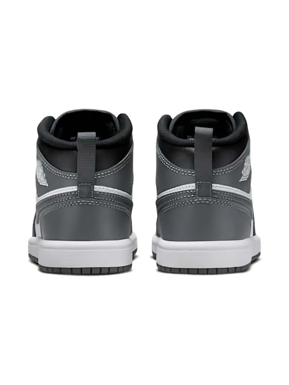 Jordan Kids Jordan 1 Mid "Black White Iron Grey" sneakers