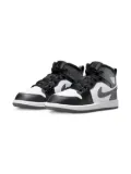 Jordan Kids Jordan 1 Mid ""Black/White/Iron Grey"" sneakers