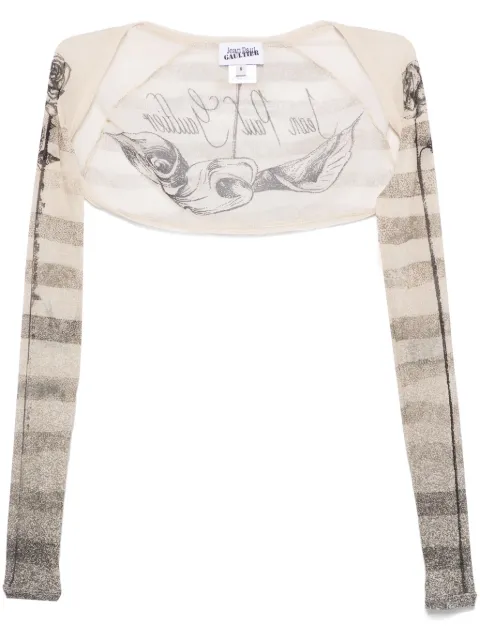 Jean Paul Gaultier Bolero com listras