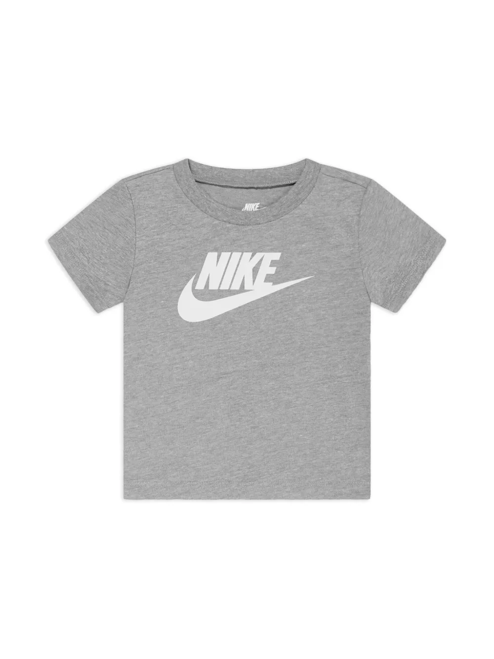 Nike Kids T-shirt en shorts set met logo Grijs