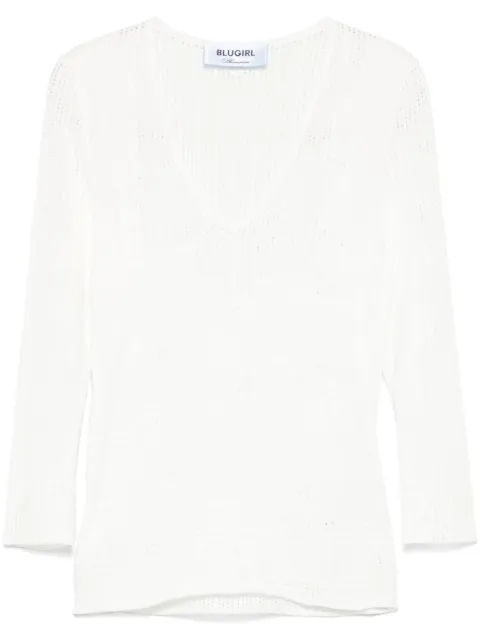 Blugirl open-knit T-shirt