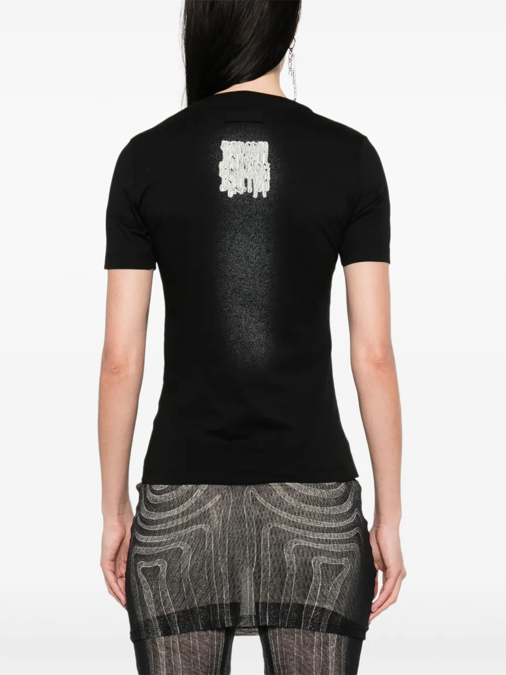 Shop Jean Paul Gaultier Tattoo T-shirt In Schwarz
