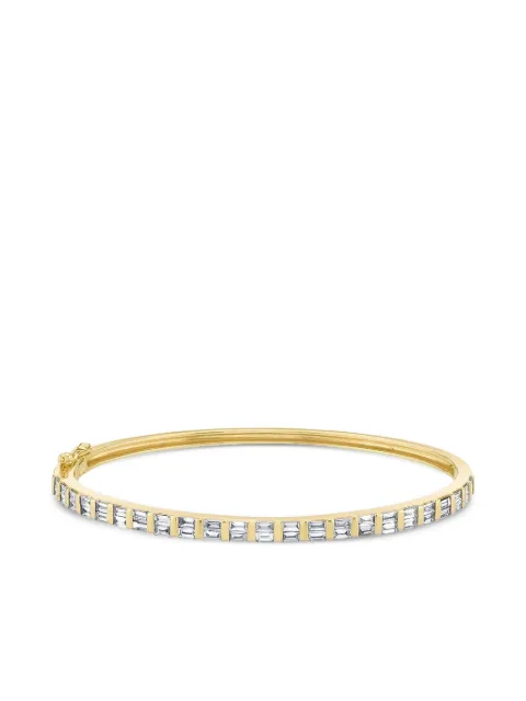 SHAY 18K yellow gold Half-Essential diamonds bangle