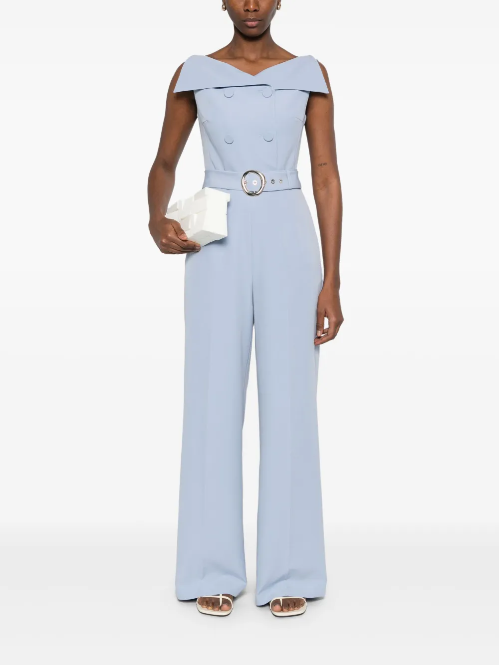 LIU JO Jumpsuit met dubbele rij knopen - Blauw