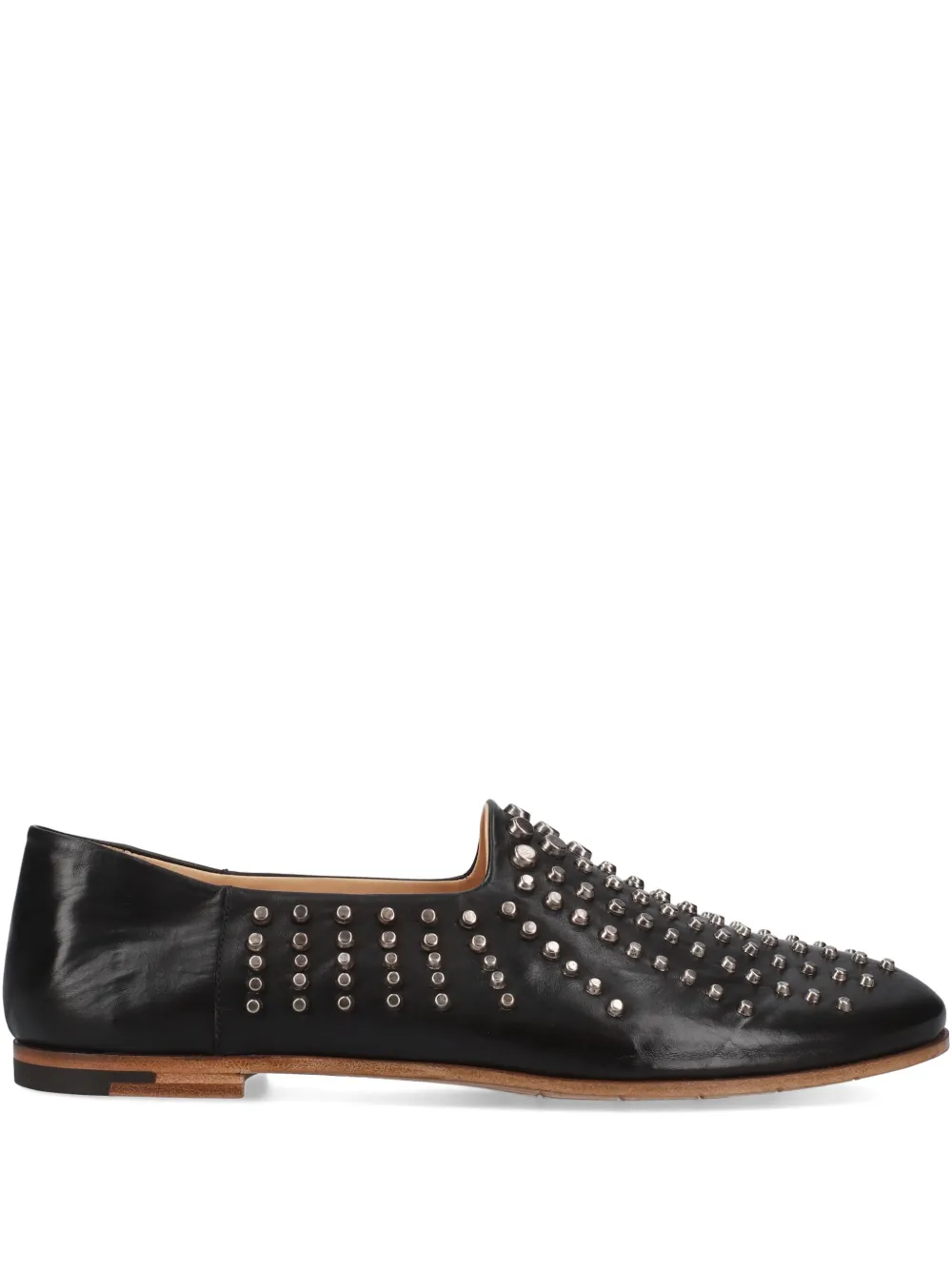 Premiata Leren loafers Zwart