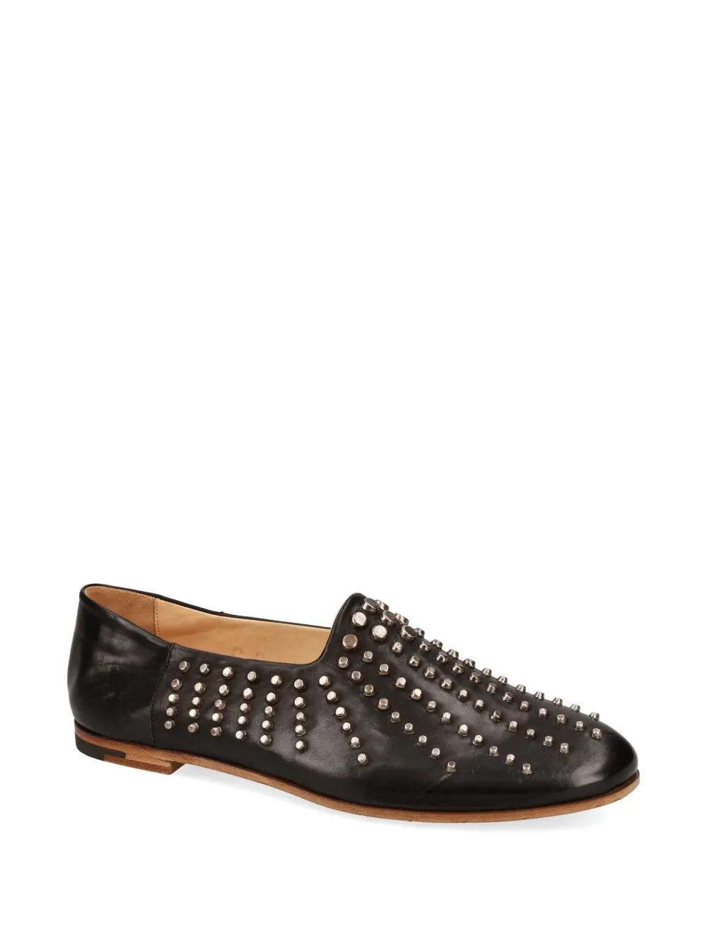 Premiata Leren loafers Zwart