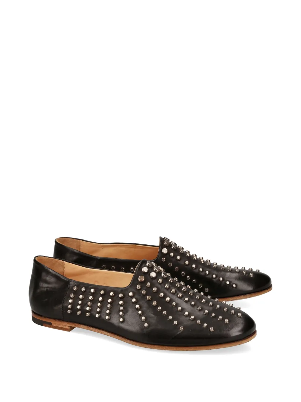 Premiata Leren loafers Zwart