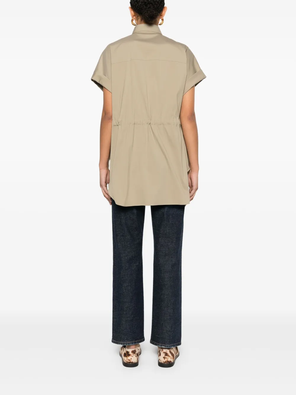 Brunello Cucinelli Blouse met kralen Beige