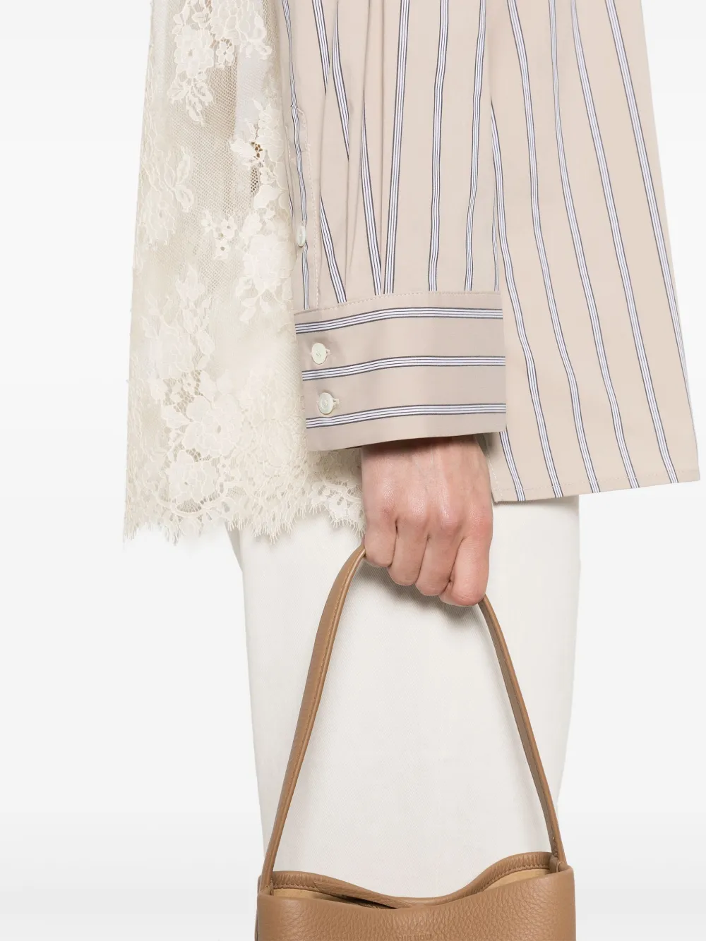 Shop Semicouture Emma Shirt In Neutrals