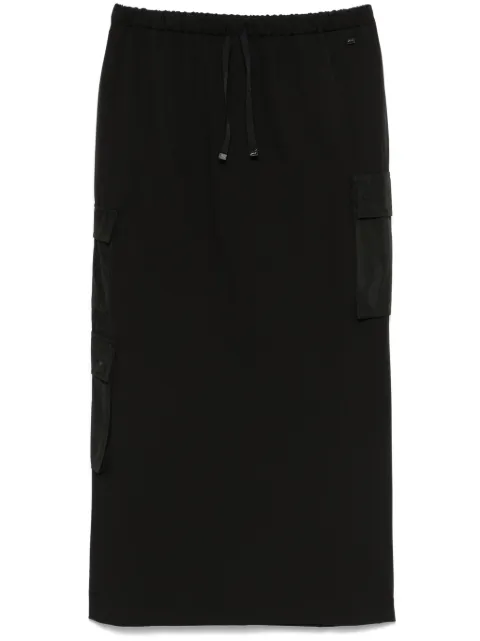 Herno falda midi con cordones en la pretina