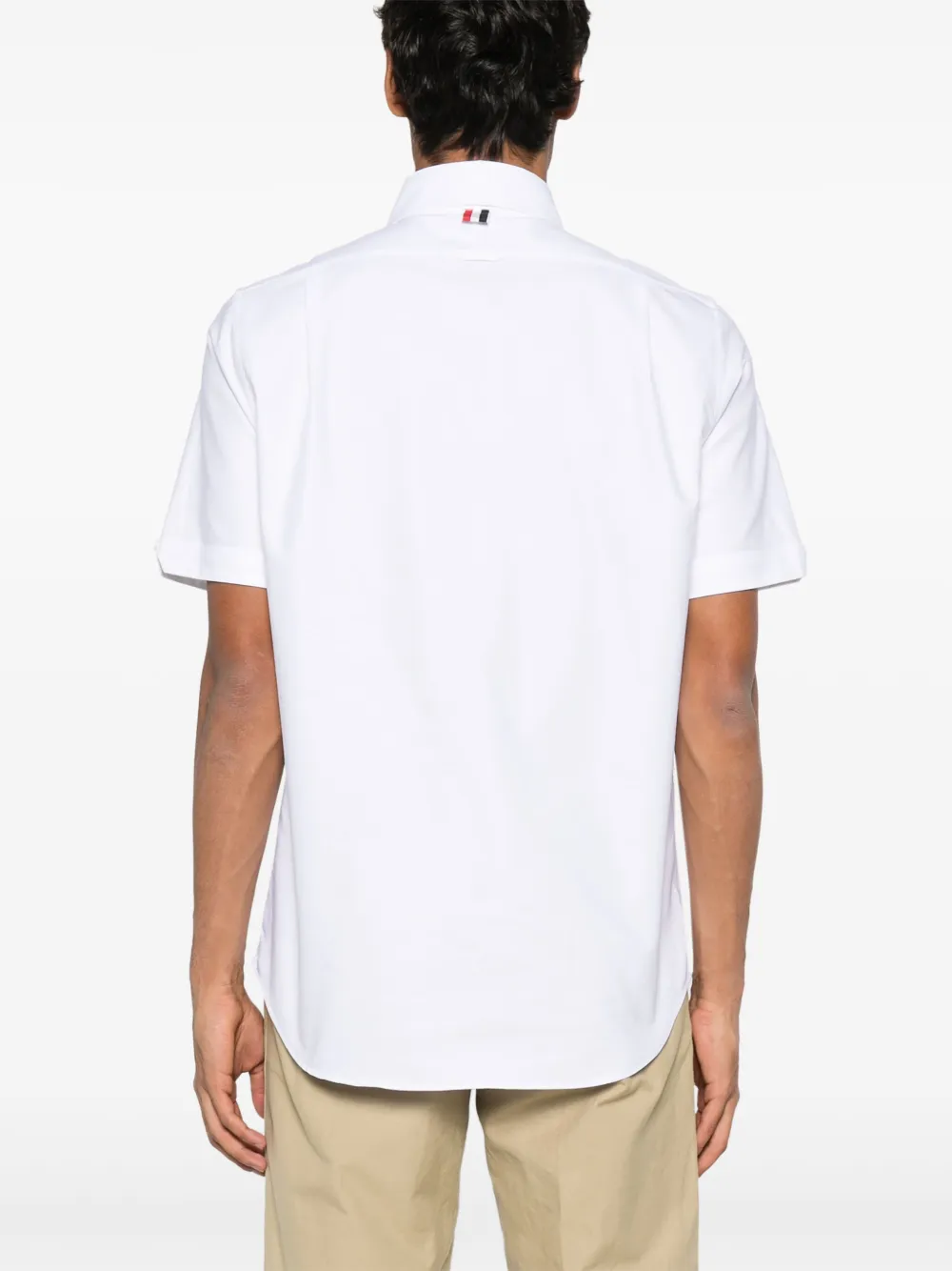 Thom Browne Overhemd met patchwork Wit