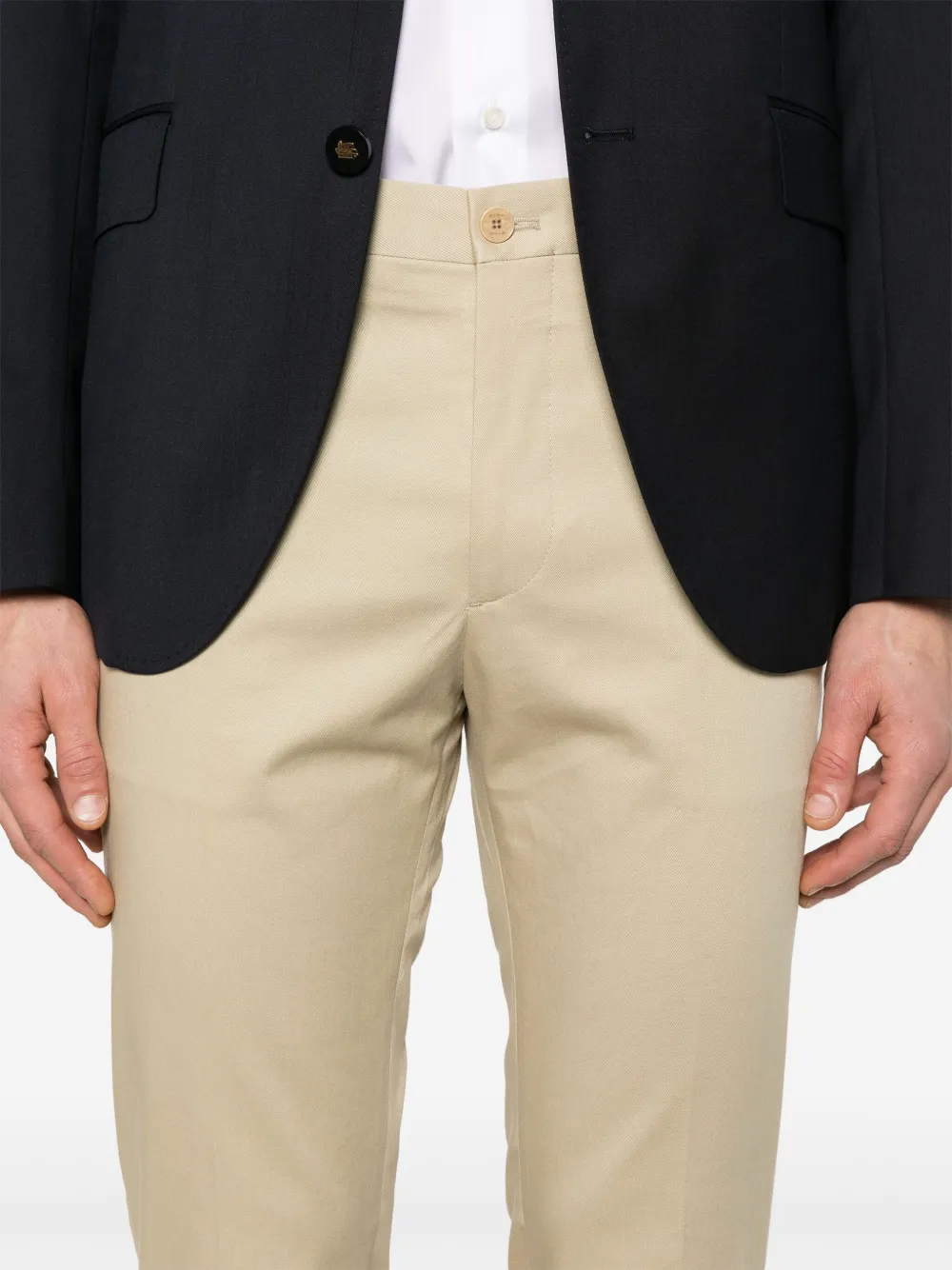 ETRO Gabardine broek Beige