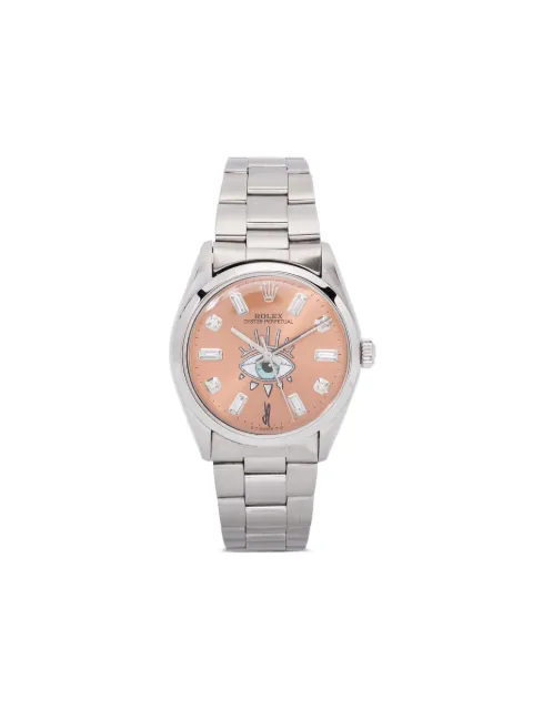 Jacquie Aiche Personalisierte Oyster Perpetual Evil Eye 33mm