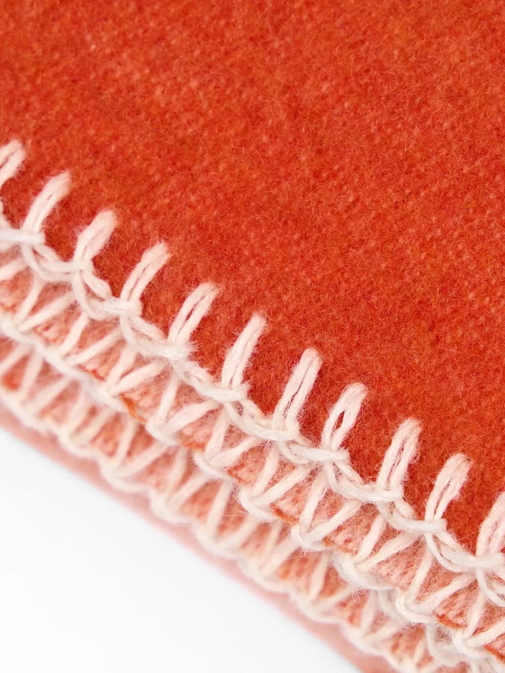 The Conran Shop Charlie Sheppard Throw (140cm X 180cm) In Orange
