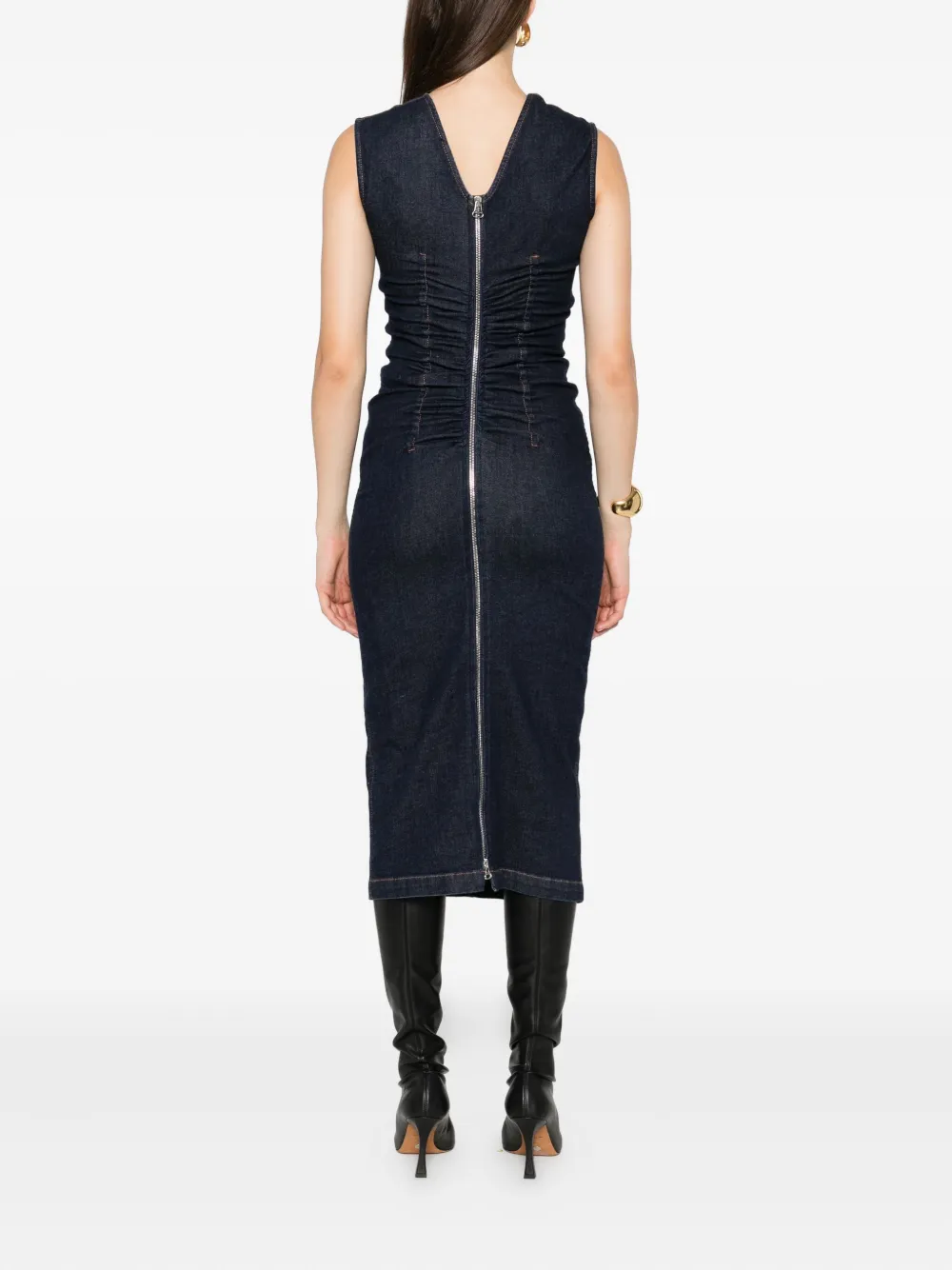 Sportmax Midi-spijkerjurk Blauw
