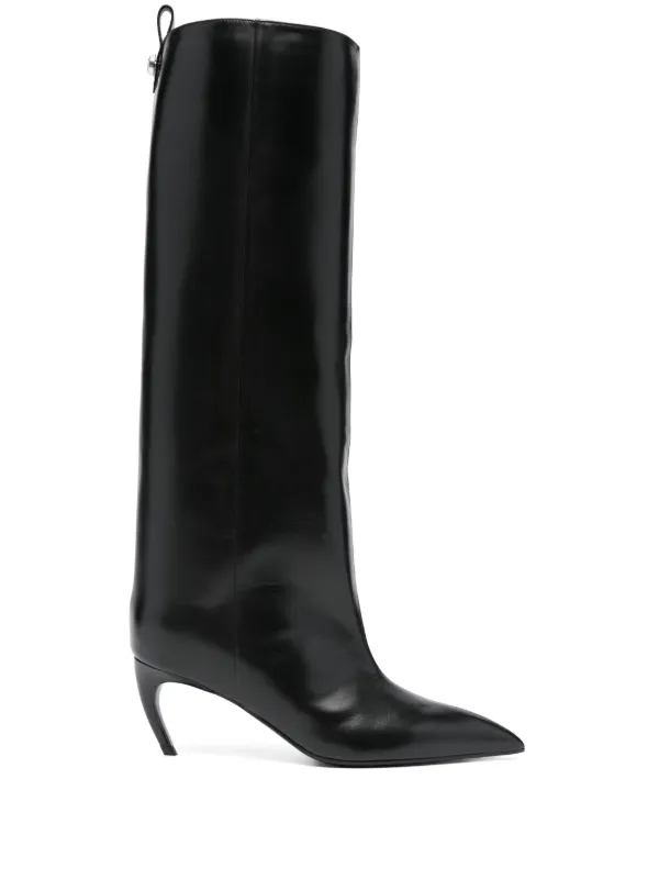 The Attico Lea Boots in Black