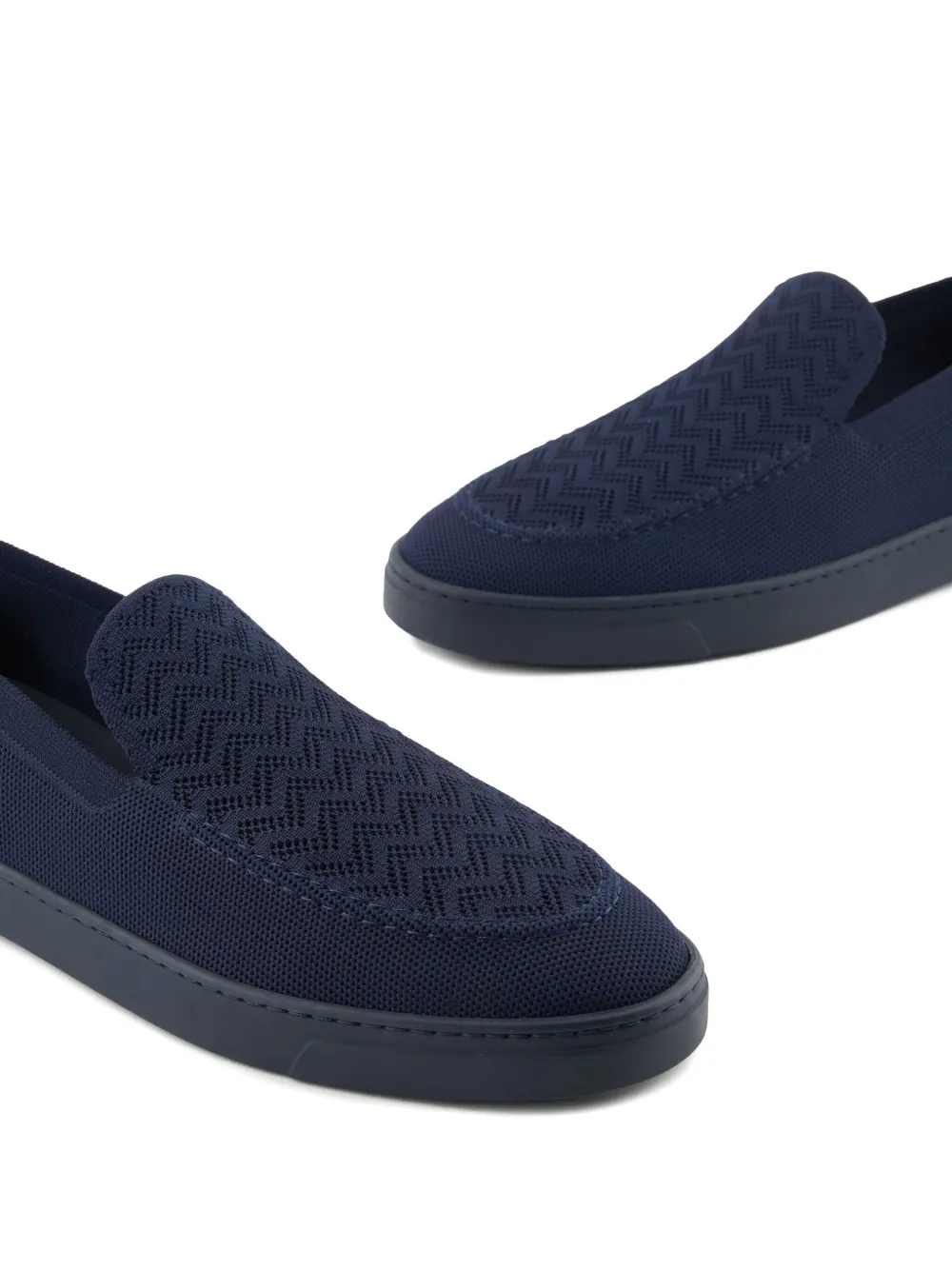 Giorgio Armani ASV chevron slippers Blue