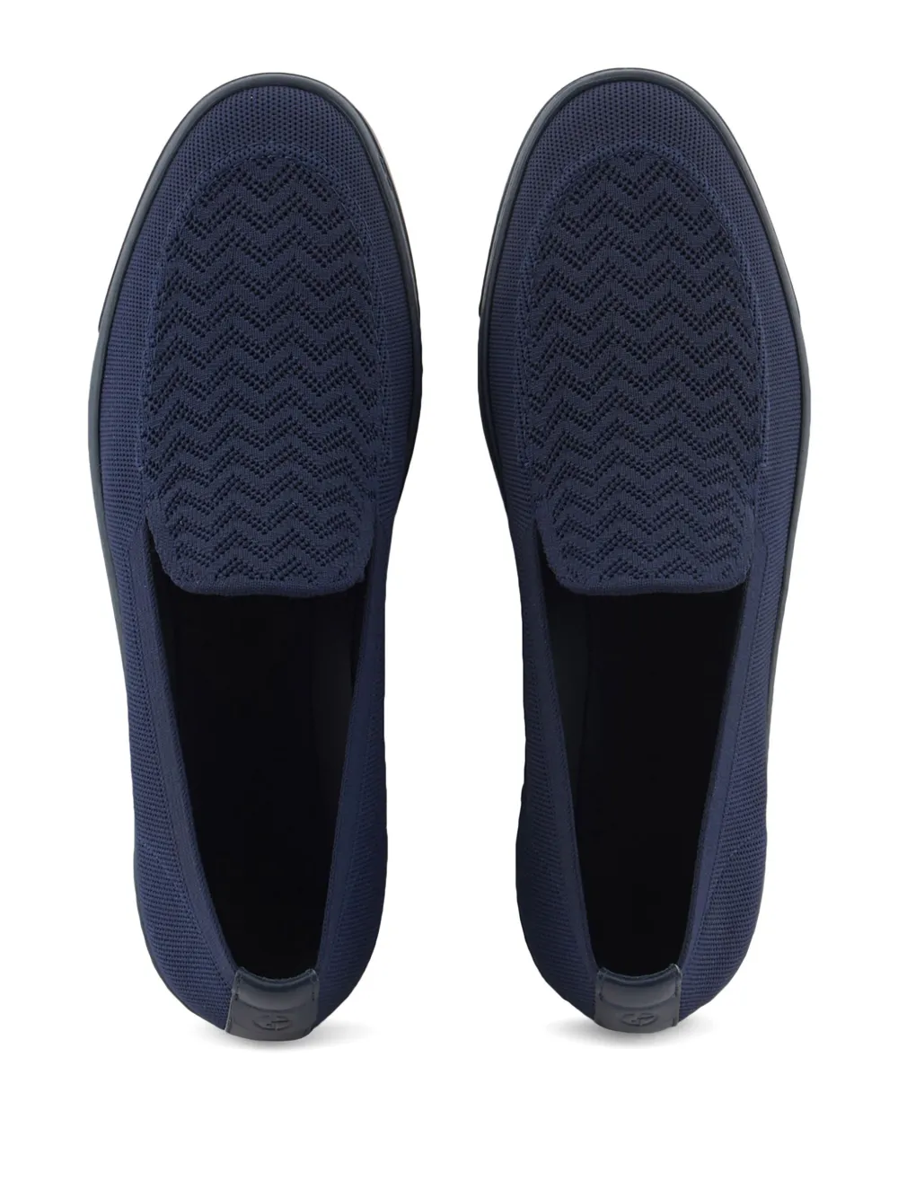 Giorgio Armani ASV chevron slippers Blue