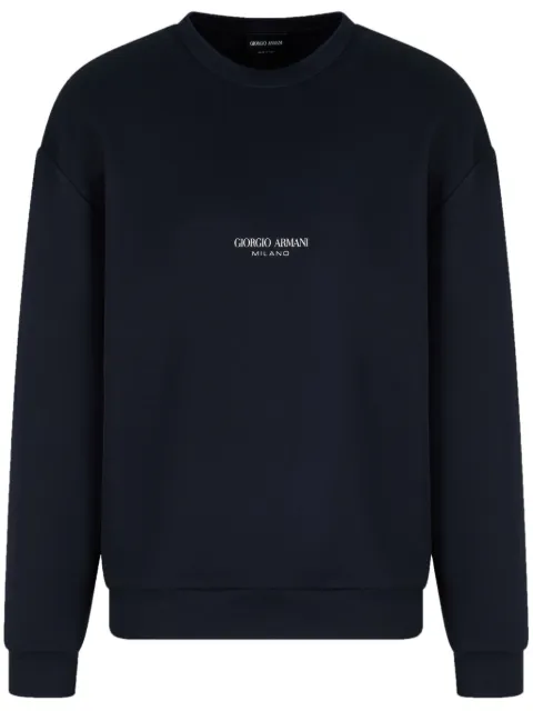 Giorgio Armani sudadera con cuello redondo