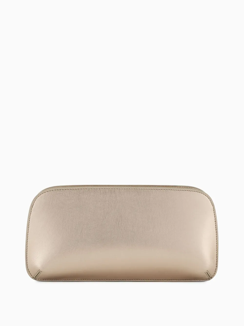 Giorgio Armani leather clutch bag - Goud