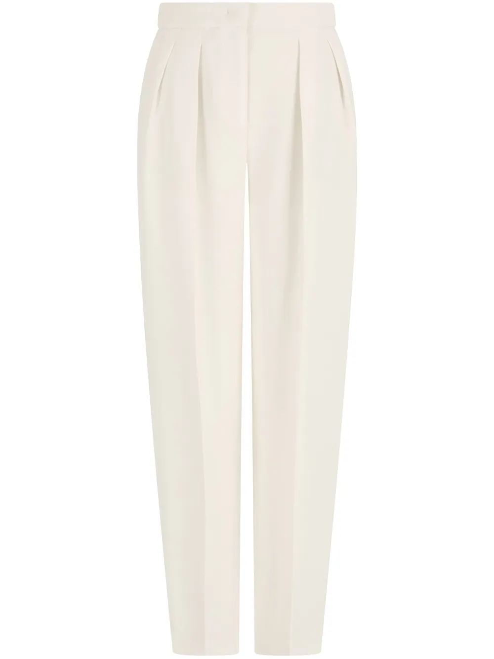 Giorgio Armani pleat detailing trousers | White | Image 1