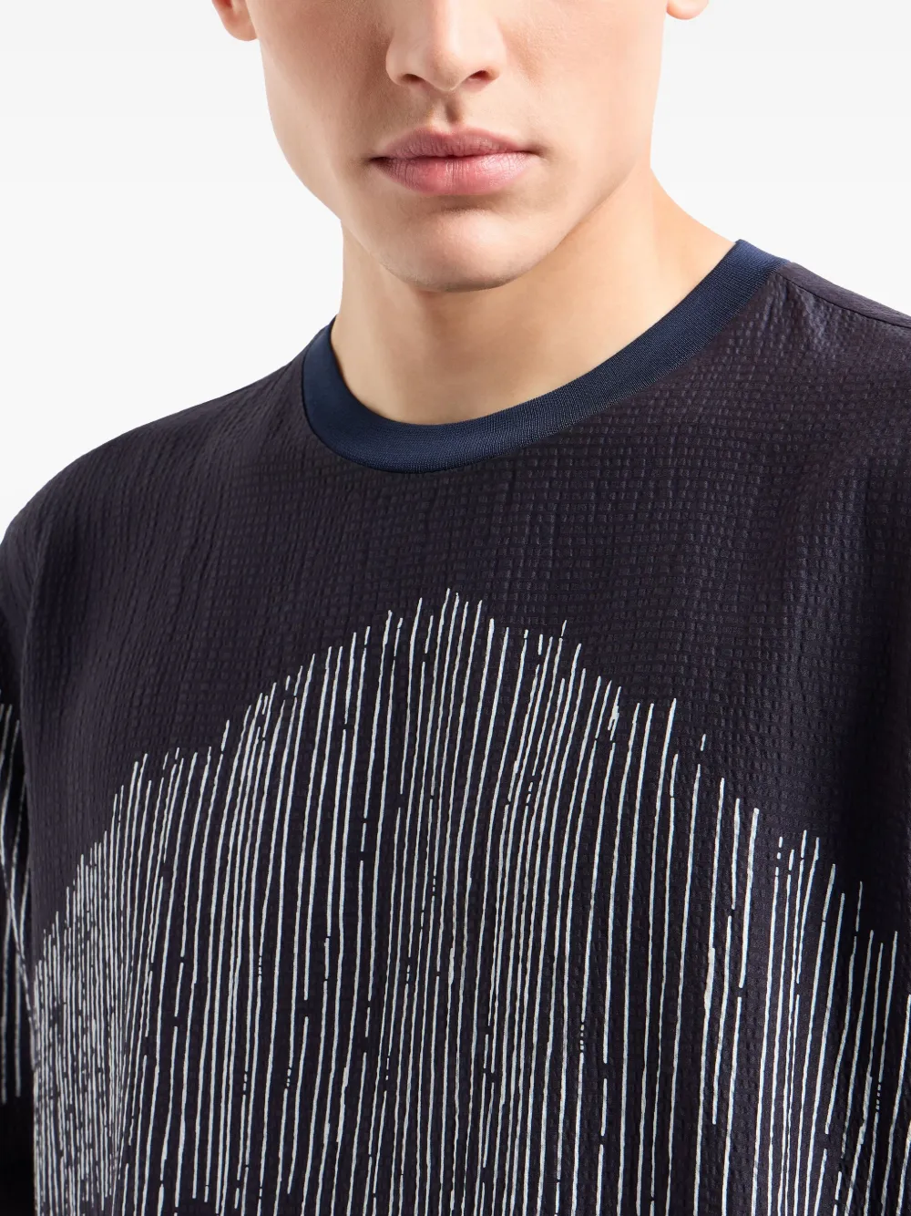 Giorgio Armani Fantasy T-shirt Blauw