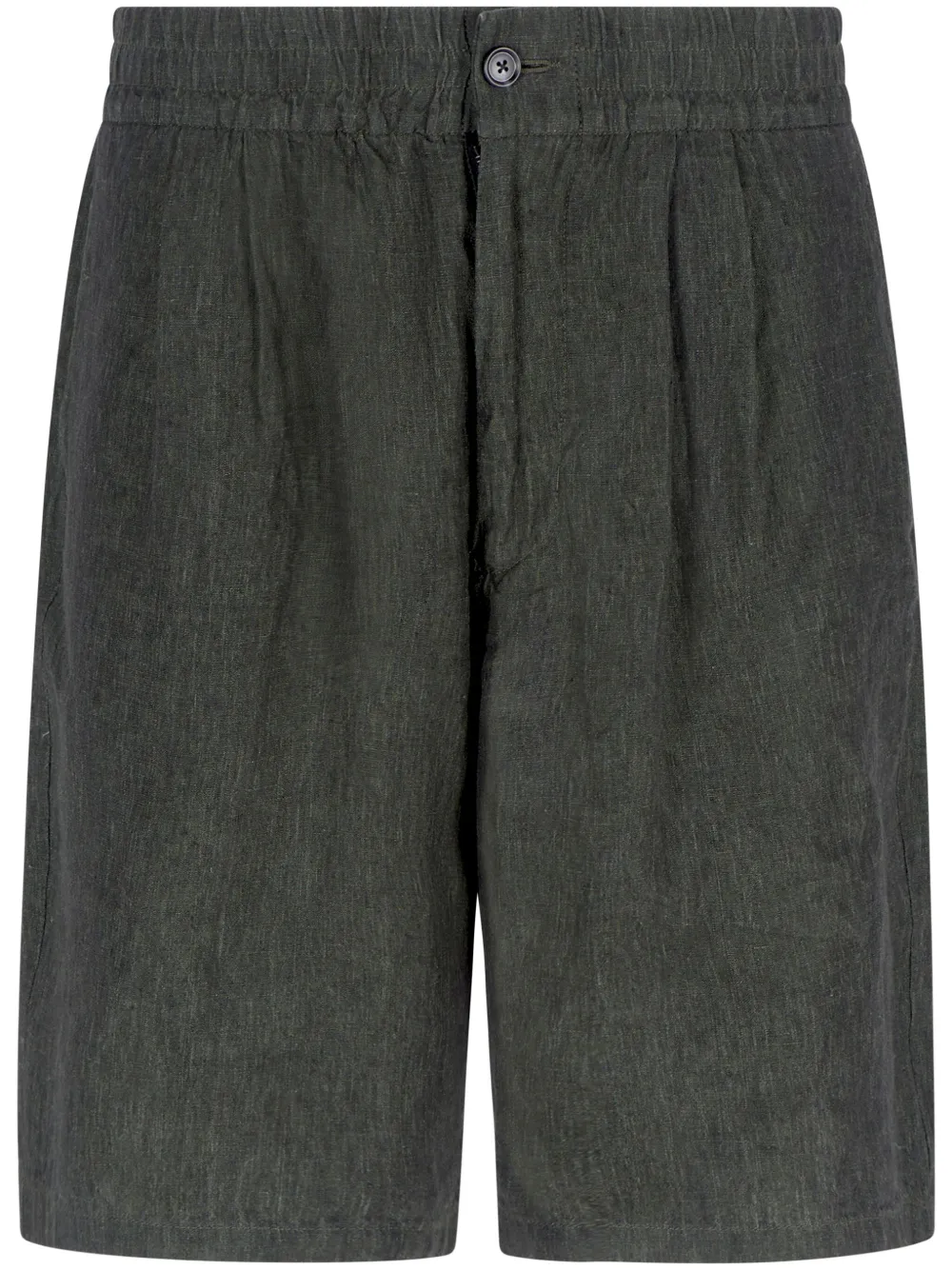 Giorgio Armani linen shorts | Grey | Image 1