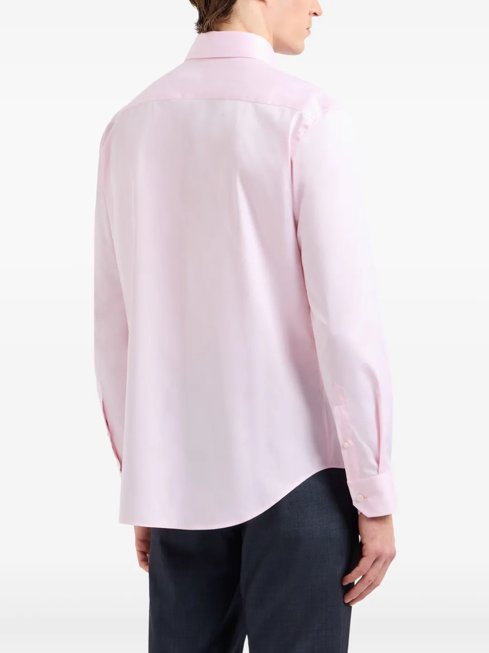 Giorgio Armani Katoenen overhemd Roze