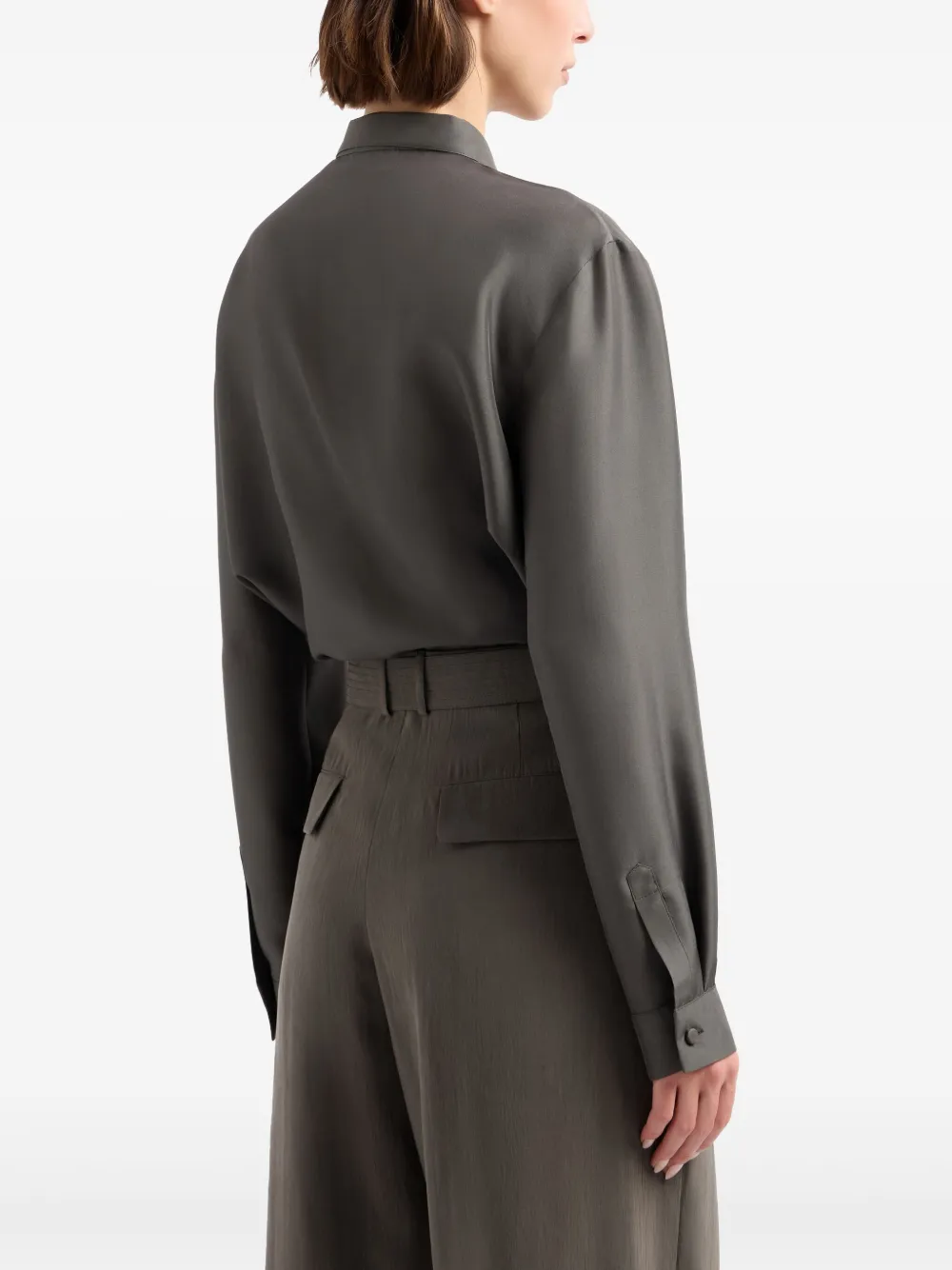 Giorgio Armani Patch Pocket Shirt In Green