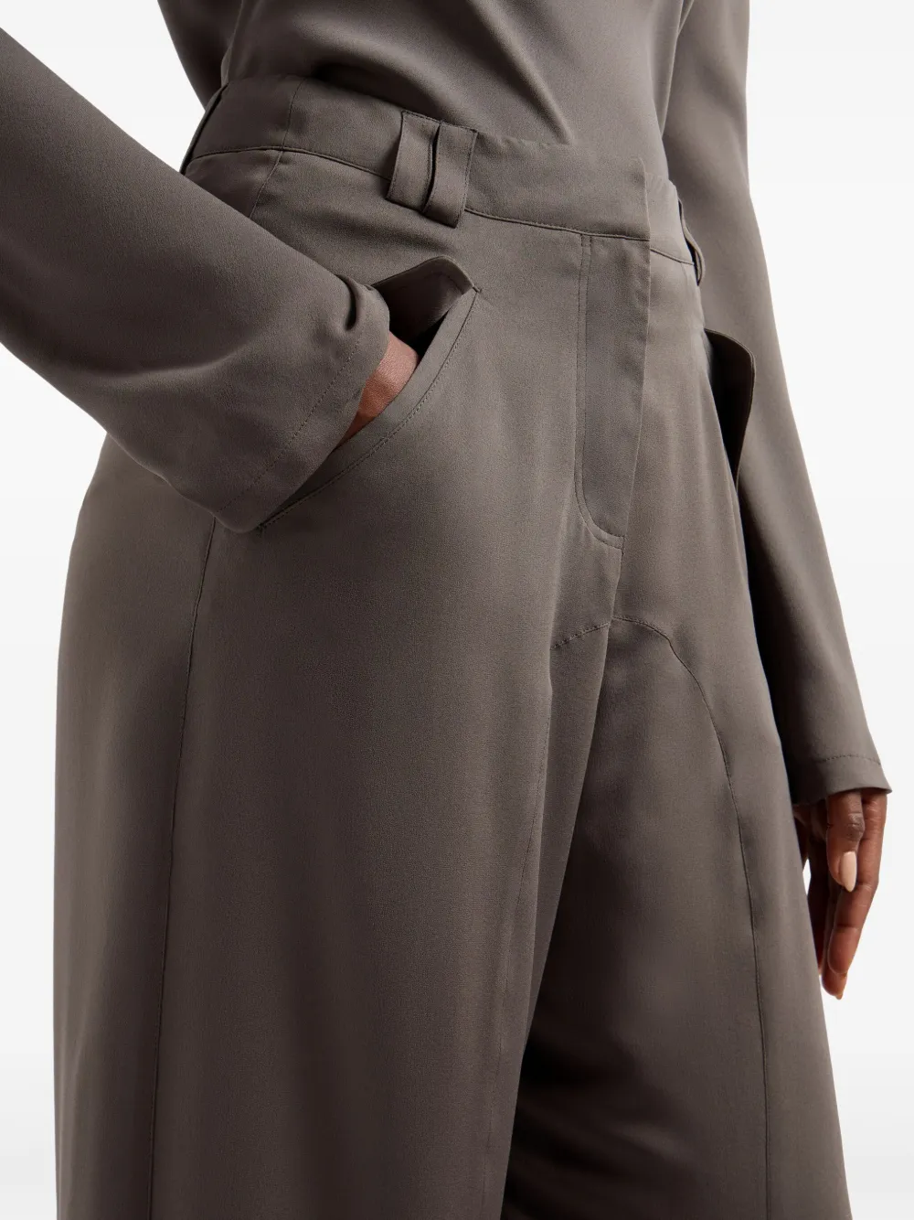 Giorgio Armani Straight broek Grijs