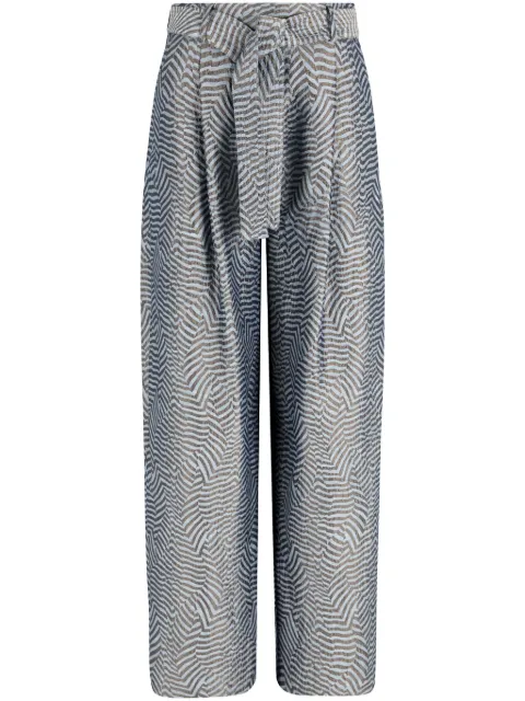 Giorgio Armani abstract pattern trousers 