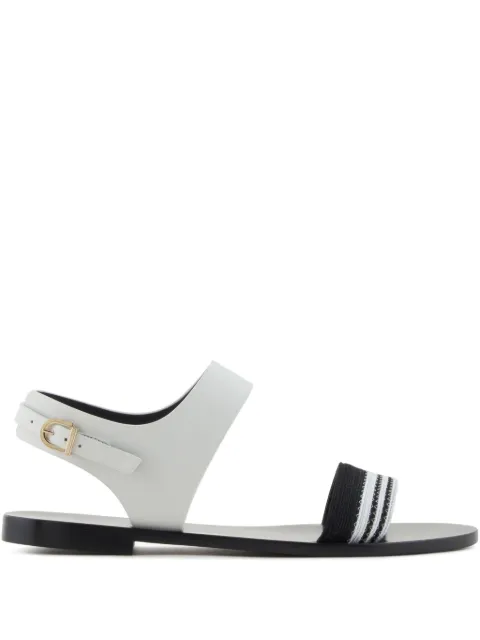 Giorgio Armani sandalias con detalle de rayas