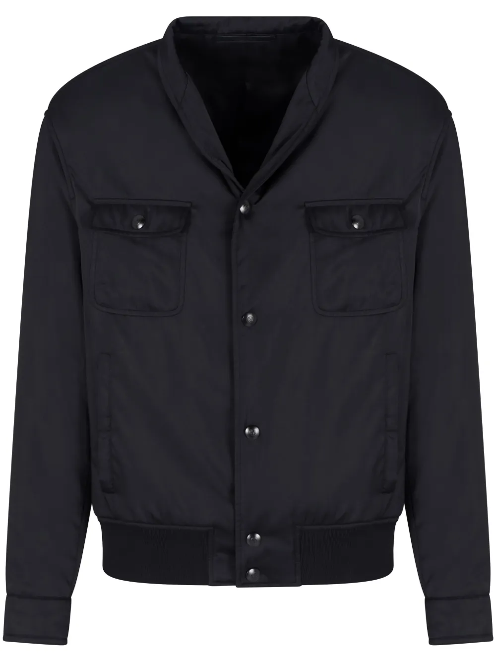 Giorgio Armani panelled bomber jacket | Black | Image 1