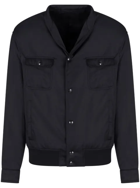 Giorgio Armani panelled bomber jacket