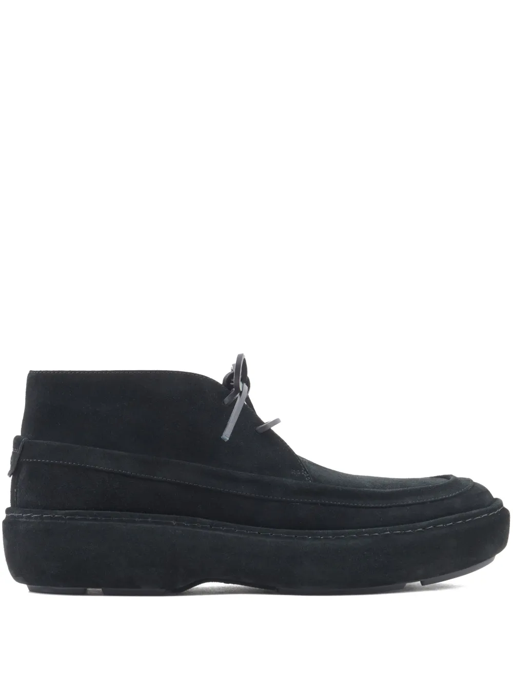 Giorgio Armani leather boots Black