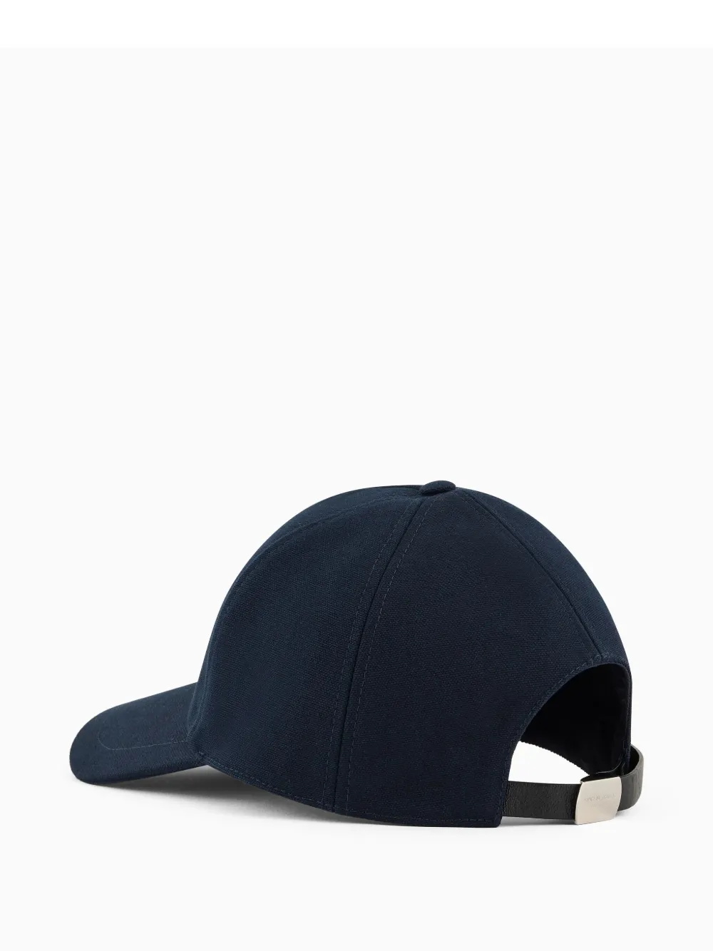 Giorgio Armani Honkbalpet met logopatch Blauw