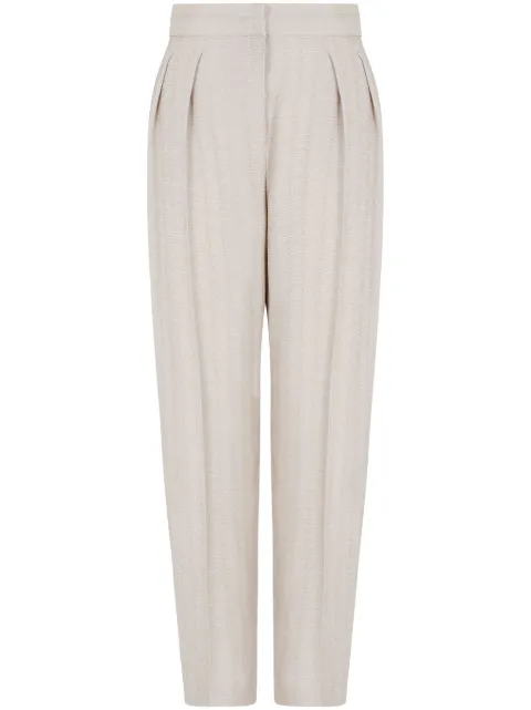 Giorgio Armani pleat detailing trousers 