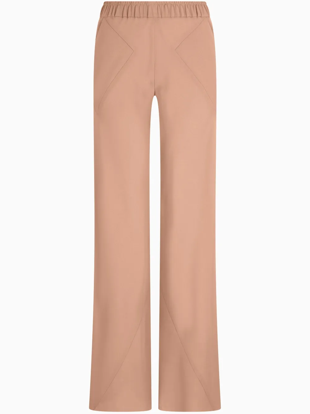 Giorgio Armani Mulberry-silk Palazzo Pants In Pink