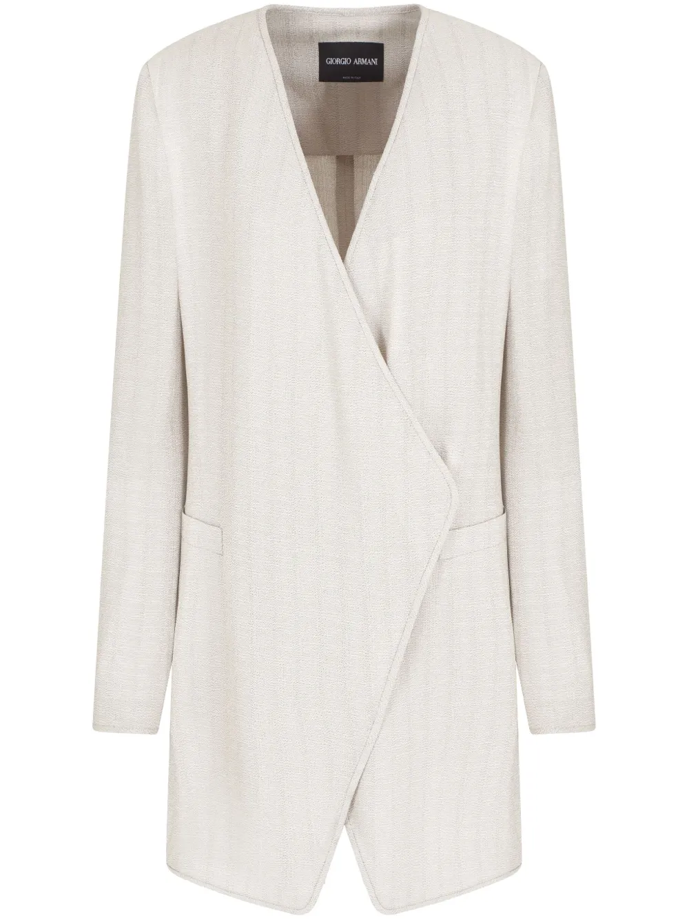 Giorgio Armani striped blazer | Grey | Image 1